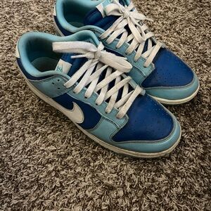 Nike Blue and White Sneakers